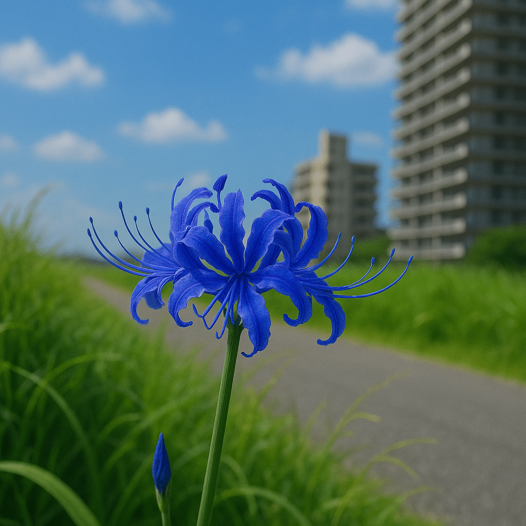 青の彼岸花